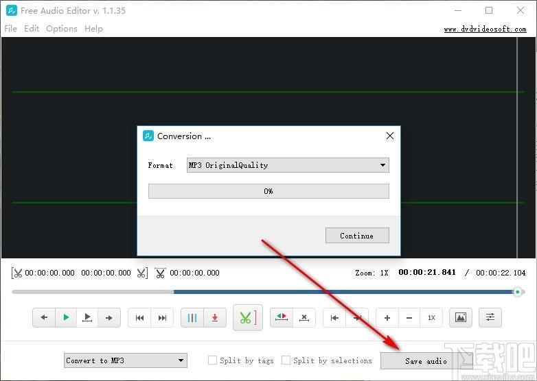 DVDVideosoft Free Audio Editor下载,音频编辑软件,音频处理,音频编辑